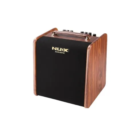 NUX NUX - Stageman AC-80 木吉他音箱 充電式 app操作 內建IR、Loop及節奏鼓機 支援藍牙 附原廠踏板 — 三峽音響 / 音箱