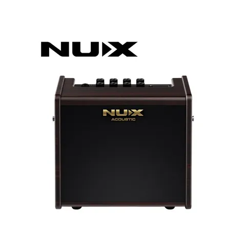 NUX NUX AC-25 木吉他音箱 雙軌輸入 便攜式 電池供電 街頭藝人演出 藍芽app控制 — 三峽音響 / 音箱