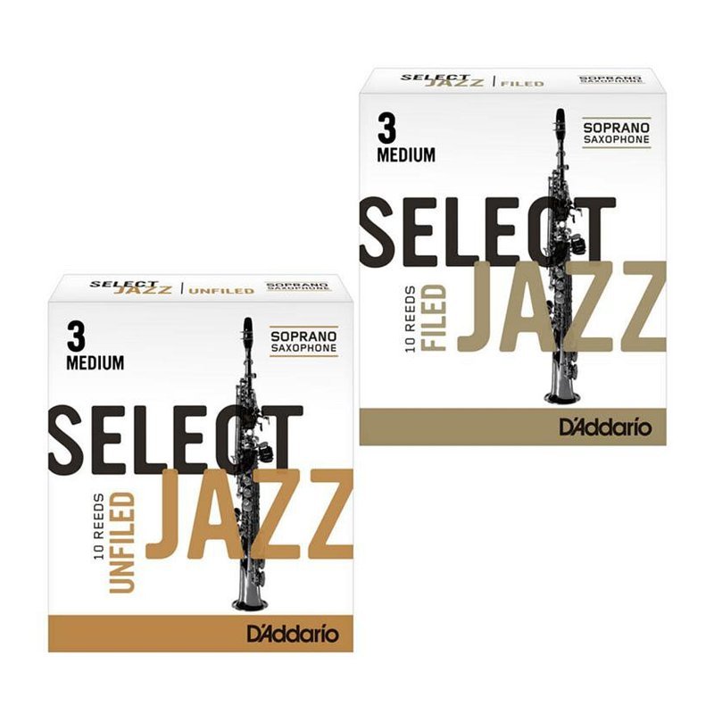高音薩克斯風 竹片 美國RICO Select Jazz (10片裝) RS-S10 爵士 — 三峽木管樂器