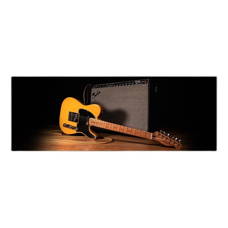 Fender Fender Monogrammed Straps 經典吉他貝斯背帶 - 黑 / 黃 / 紅色 — 三峽木吉他 / 民謠吉他